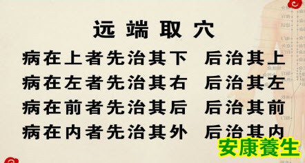远端取穴
