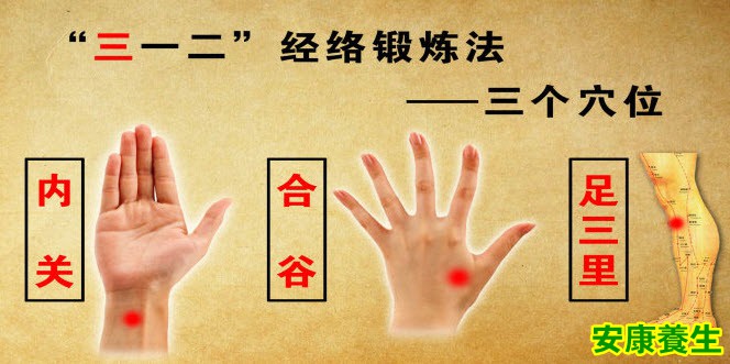 “三一二”经络锻炼法