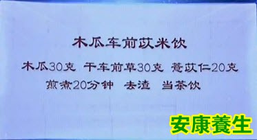 木瓜车前苡米饮