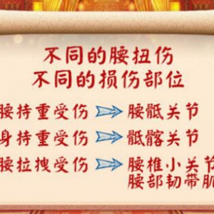 养生堂20171005于栋《轻巧柔和畅全身》急性腰损伤、闪腰、清宫正骨