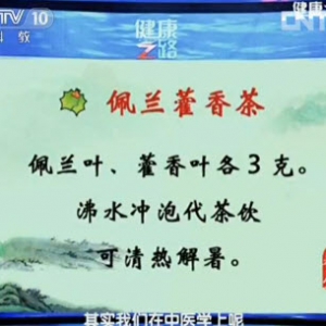 健康之路视频 :罗增刚讲小暑养生 暑湿  水中毒