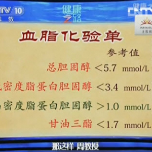 健康之路视频和笔记:周玉杰讲血脂高了怎么办 高血脂给健康带来的危害 颈动脉B超能看到 ...
