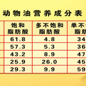养生堂20130427视频:于康讲吃油带来的健康问题 动物油营养成分表 不值得推荐的植物油