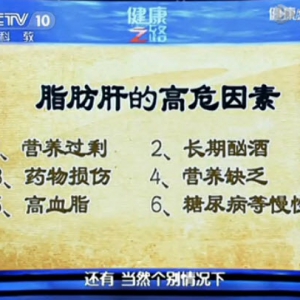 健康之路20130925视频:贾继东讲脂肪肝的早期症状 肝的位置在哪里 转氨酶与肝损伤