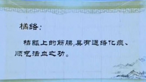 健康之路20131004陈勇视频:陈皮入药、橘络、橘核、橘子酱、白果、大枣、归脾汤