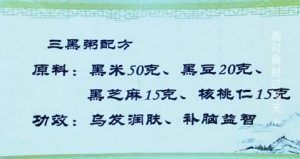 健康之路20131227视频和笔记:陈勇讲黑豆,黑米,黑芝麻,乌鸡,补肾