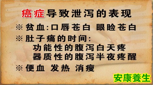 癌症和腹泻