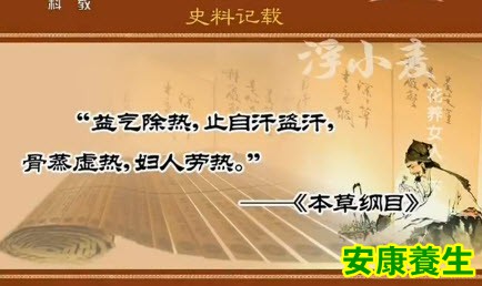 浮小麦的作用