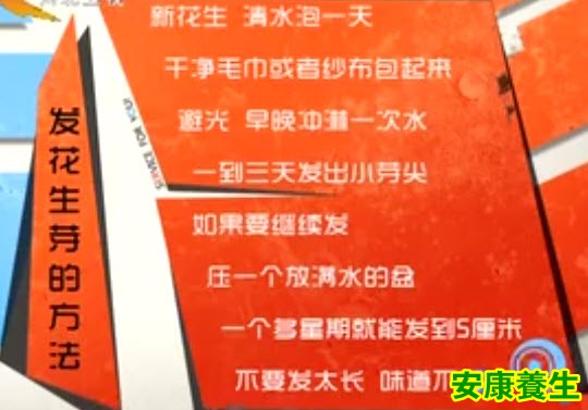 发花生芽的方法