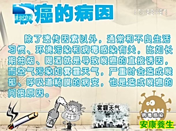 喉癌的诱因