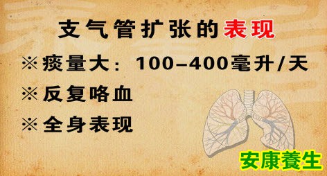 支气管扩张表现