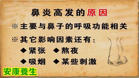 鼻炎高发的原因