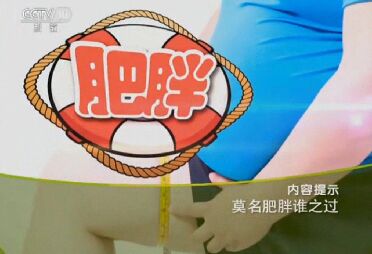 健康之路20151218笔记:高珊《莫名肥胖谁之过》