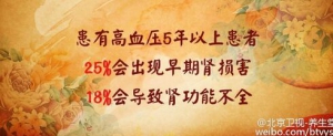 养生堂20160223视频和笔记:高血压的肾病的危险信号与治疗原则