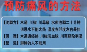 甘肃卫视20160405聚健康： 董宜华、痛风的早期表现、预防痛风的泡脚方