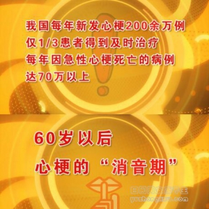 北京卫视20161021养生堂:《心梗的“消音期”》急性心梗的急救指南
