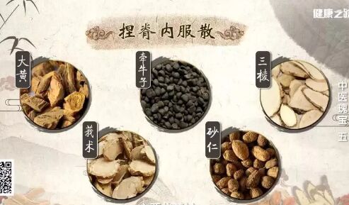 20190407健康之路视频和笔记:冯氏捏脊,捏脊内服散,冯氏化痞膏