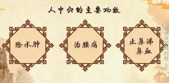 20190513健康之路视频和笔记《前世今生话穴位》（上）百会穴,人中穴