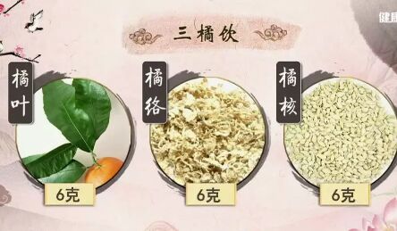 20190719健康之路视频和笔记:鲁艺,橘核,橘络,橘叶,橘皮,青皮