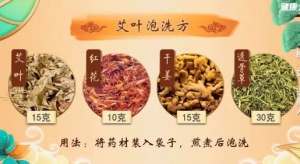 20190929健康之路视频笔记:曹炜,艾叶泡洗方,艾叶,艾绒,热熨