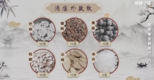 20200418健康之路视频笔记:袪痰散瘀调体方、消瘿外敷散的制作方法
